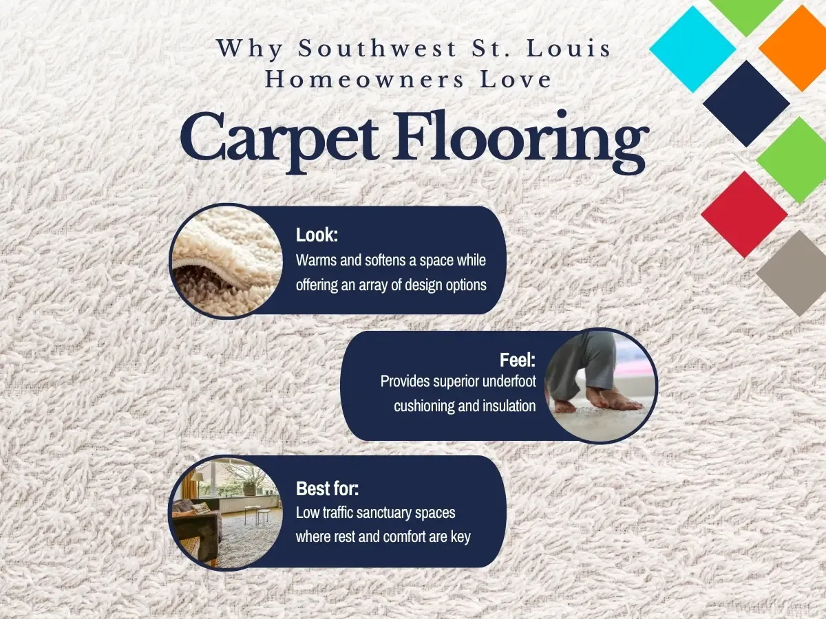 Why Southwest St. louis Homeowners Love Carpet Flooring
