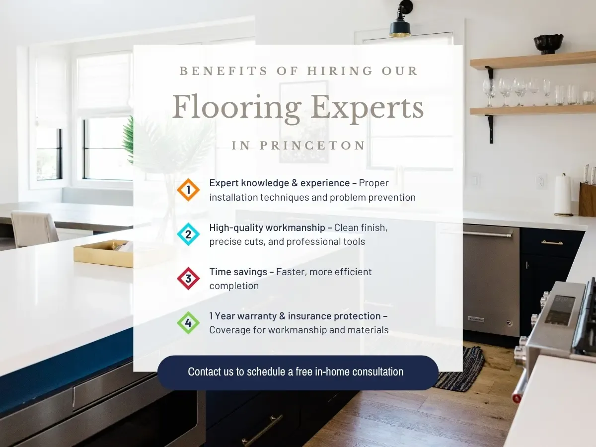 Contact our local experts for new flooring installation in Princeton, NJ today