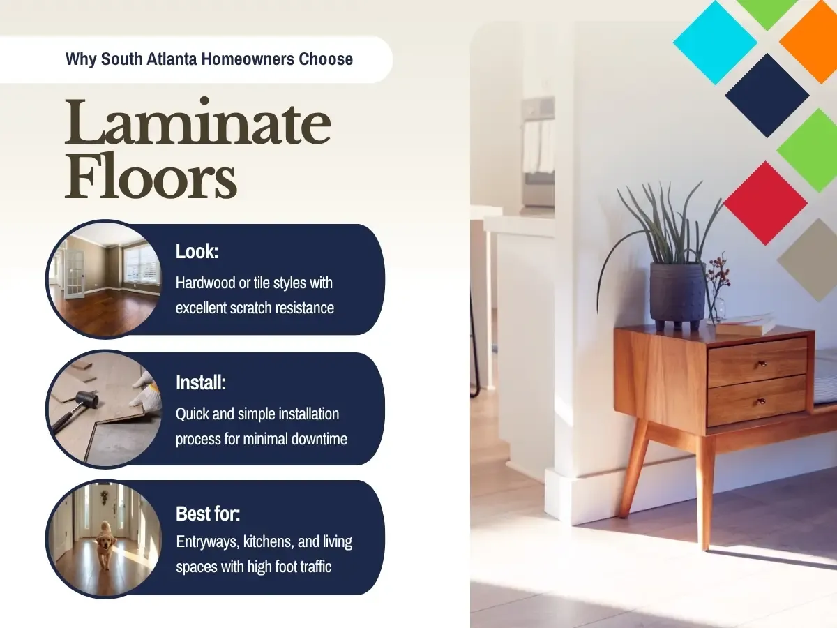 Why South Atlanta Homeowners Choose Laminate Floors