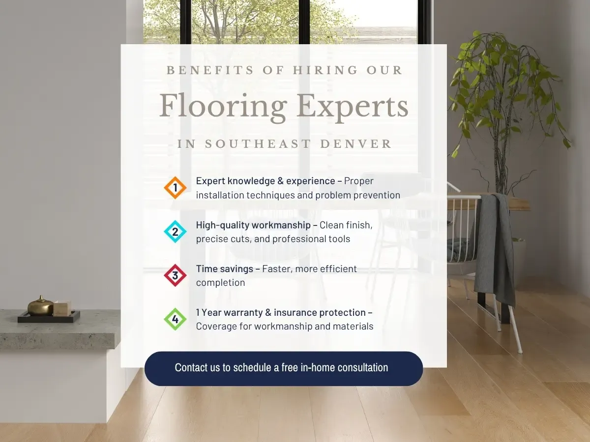 Contact us today for flooring installation in southeast Denver, CO