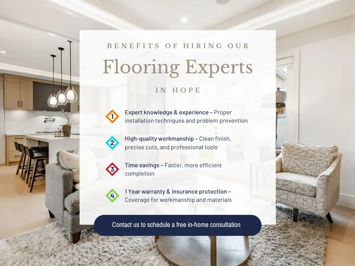 Flooring experts in Bedford, IN. Offering expert advice and installation with a 1 year warranty on any and all craftsmanship and materials.