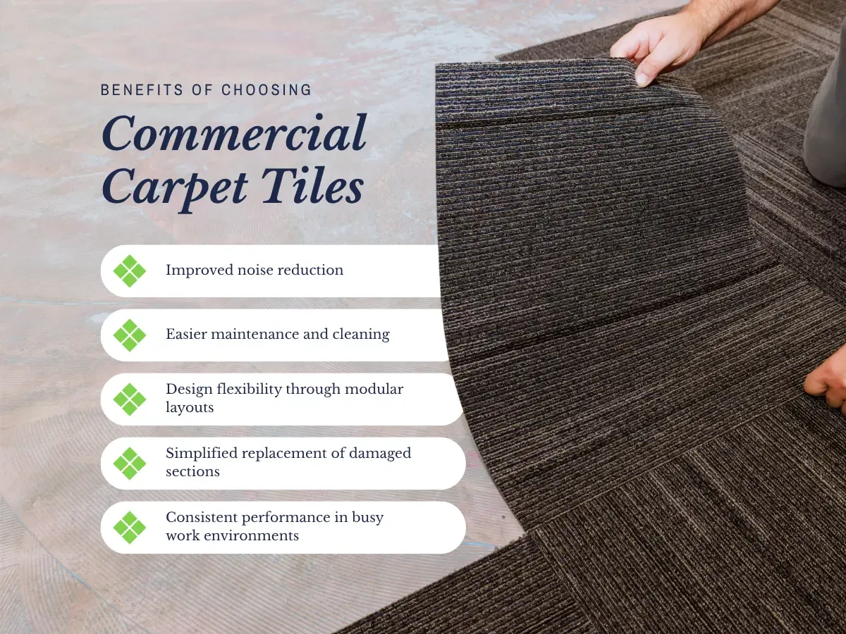 Benefits of Choosing Commercial Carpet Tiles.