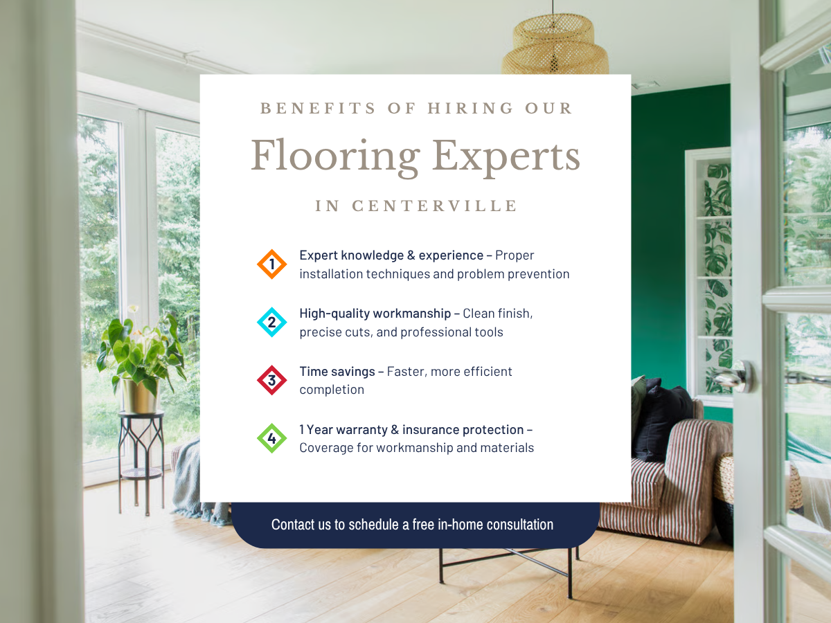 Looking for new flooring in Centerville, GA? Contact us to book your free in home consultation.
