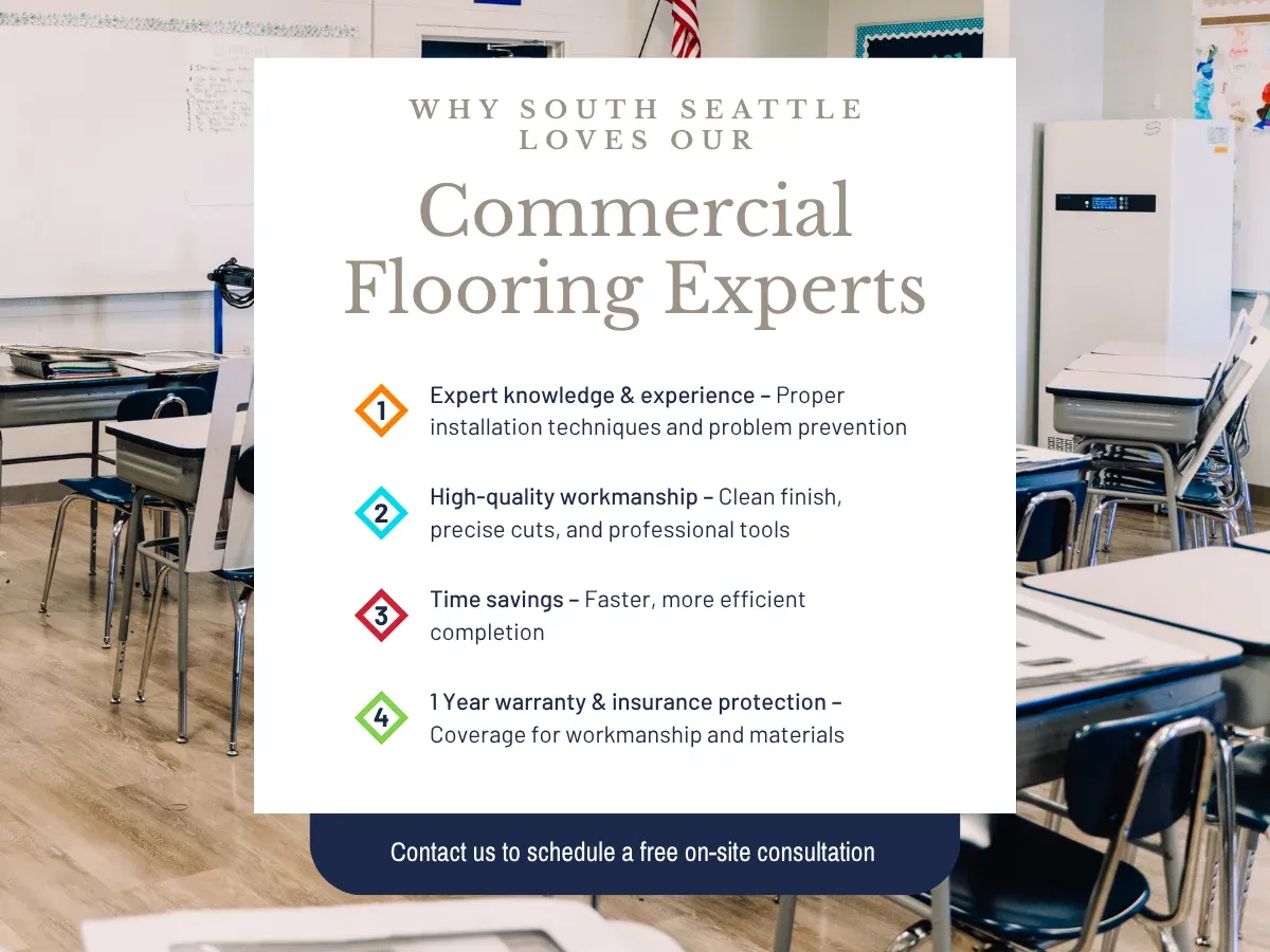Why South Seattle Loves Our Commercial Flooring Experts
