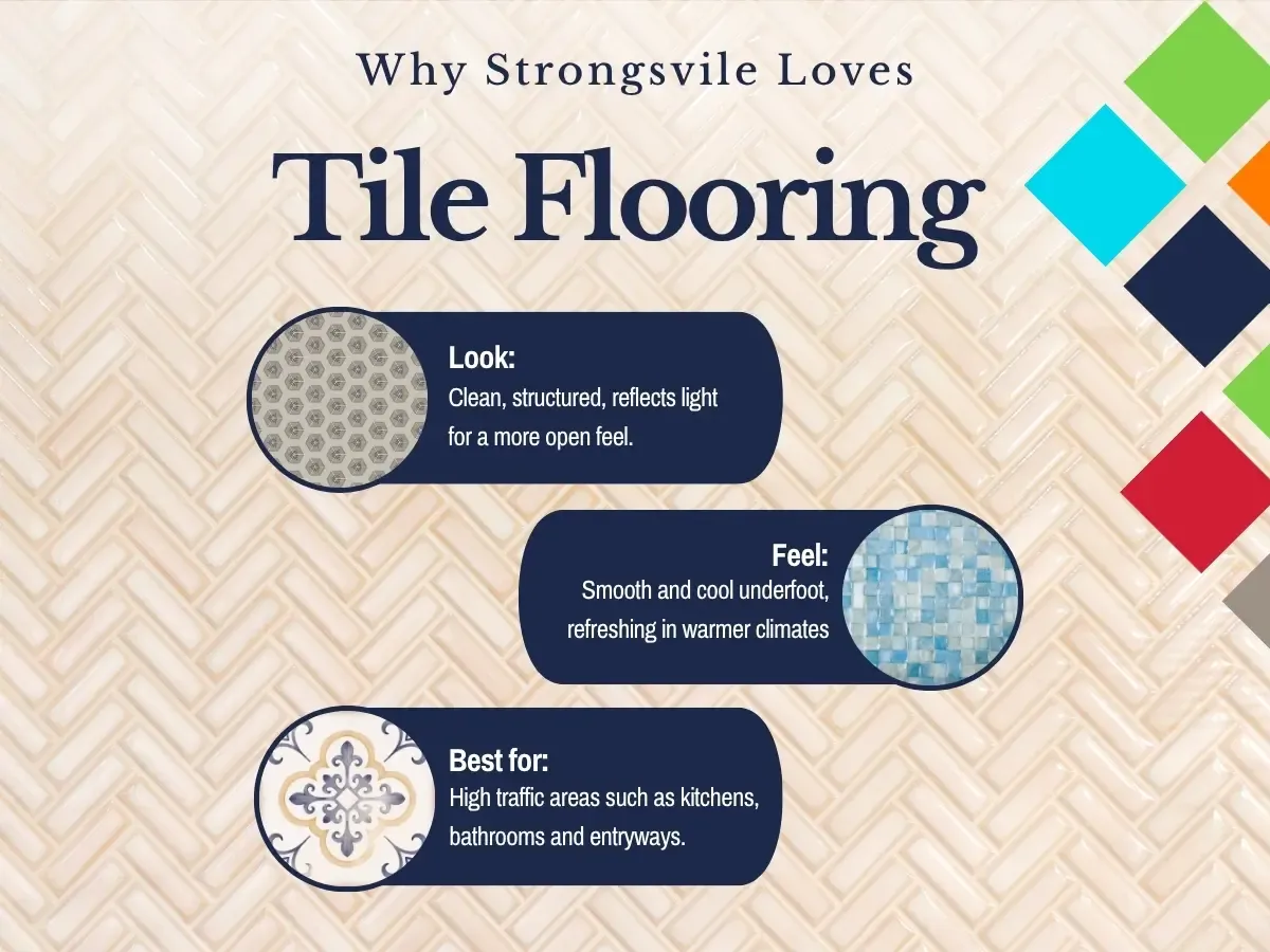 Why Strongsville Loves Tile Flooring