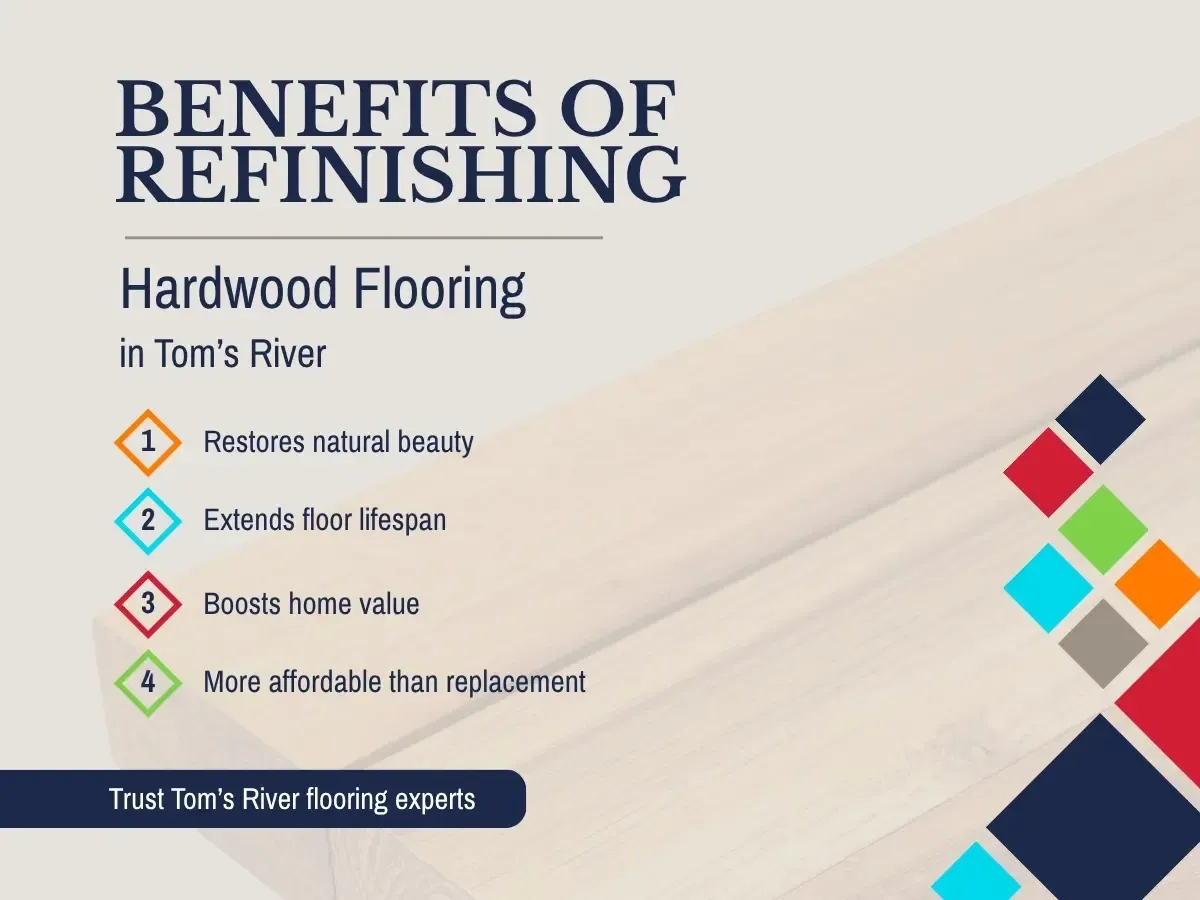 Benefits of Refinishing Hardwood Flooring in Tom's River