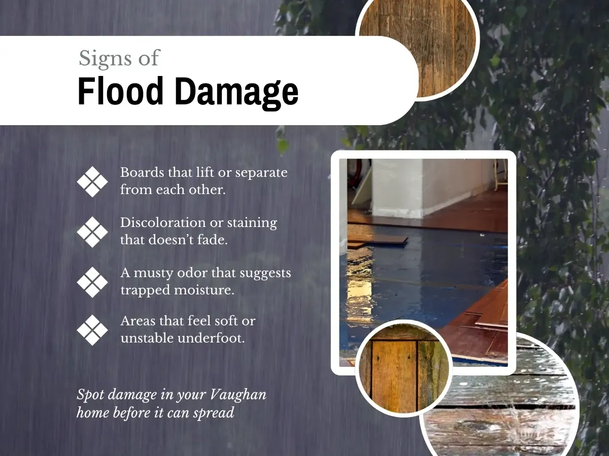 Signs of Flood Damage in Vaughan, ON 