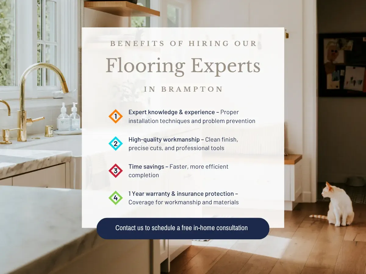 Benefits of Hiring Our Flooring Experts In Brampton