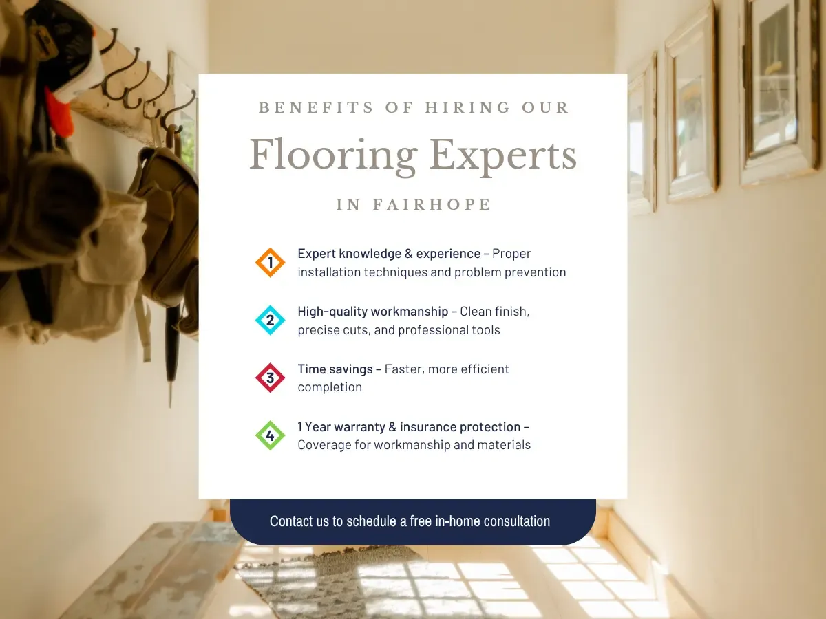 Benefits of Hiring Our Flooring Experts in Fairhope