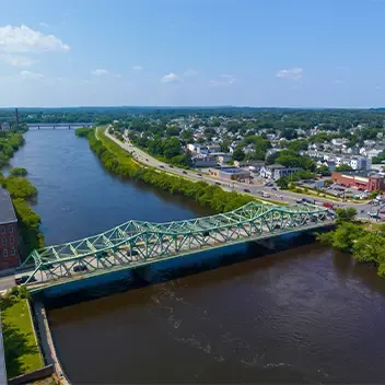 Top View of Lowell bridge