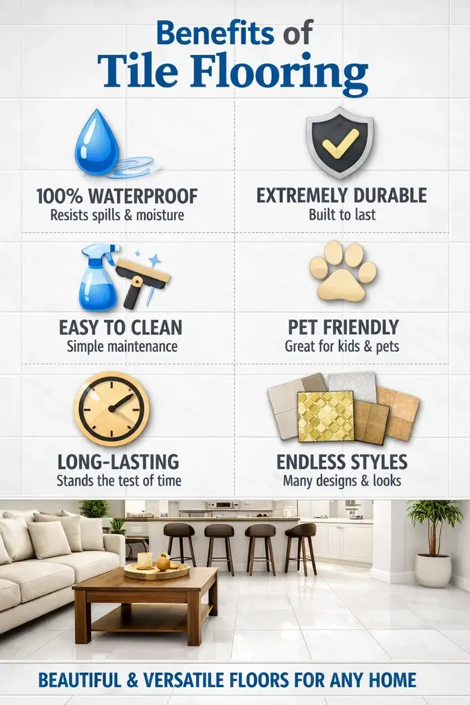Benefits of Tile Flooring With FCI Jupiter