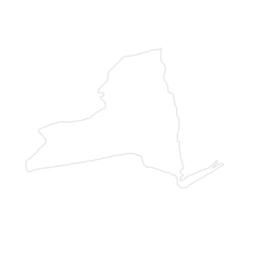 outline of NY