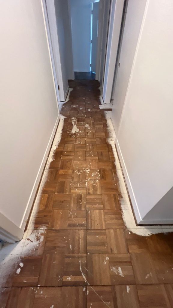 parquet flooring hallway